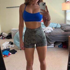 Cotton On Gray Floral Bike Shorts